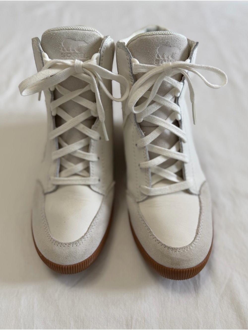 Sorel Out N About Sea Salt Gum Wedge Sneaker
